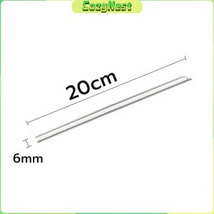 C.N. Clear Glass Straw Resistant Transparent Glass Straw 20cm Length