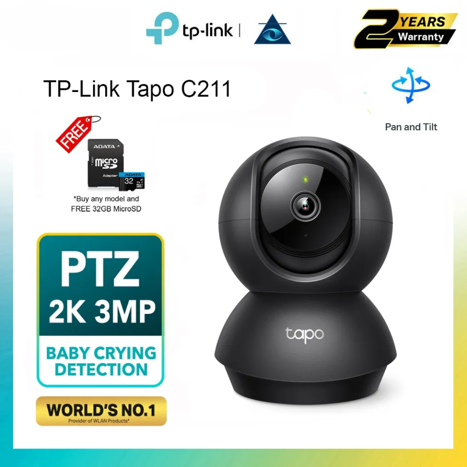 TP-Link Tapo C210 2K QHD 3MP / C211 2K QHD 3MP Pan / Tilt Wireless