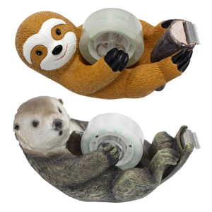 Animal Themed Resin Adhesive Tape Dispenser Compatible Adhesive Rolls For Ribbon Cutting Wrapping Documents