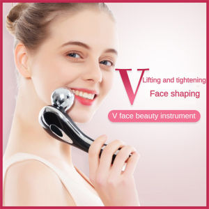 ลูกกลิ้งนวดหน้า 3Dใบหน้าหมุน 360 องศาลูกกลิ้งนวด Y Shape Lift Face อุปกรณ์กำจัดริ้วรอยบนใบหน้า