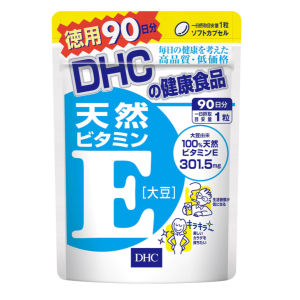 DHC Natural Vitamin E Soybean – chống oxy hóa cải thiện tuần hoàn và da khô– Hàng nhập khẩu chính ngạch có tem phụ tiếng Việt