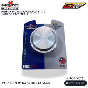 PISTON 595 PEN 15 MOTO 1 RACING SEHER 595 PEN 15 MOTO 1 RACING CASTING TAIWAN DOUBLE RING