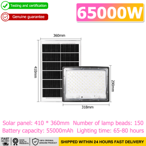 ✨365°ultra-wide angle lighting✨ 65000w solar light outdoor solar garden light solar led light solar spotlight solar light for home solar light indoor solar wall light outdoor lighting 太阳能灯