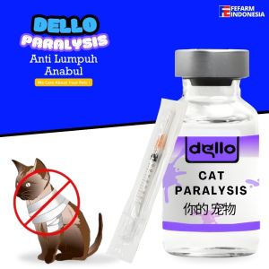 OBAT LUMPUH KUCING DELLO OBAT KEJANG DEHIDRASI TETANUS FEFARM