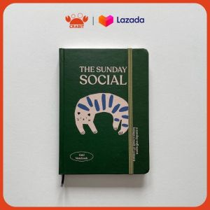 Sổ tay ghi chép A5 sổ chấm dot grid kẻ ngang sketch trơn không dòng kẻ Crabit 130gsm The Sunday Social