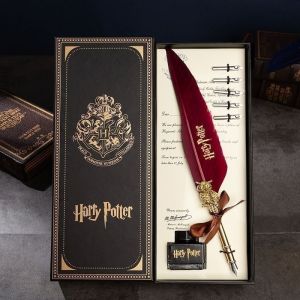 [SG In Stock]Harry Potter Magic Academy Feather Owl Dip Pen Set Harry Potter Gift Birthday Gift Box