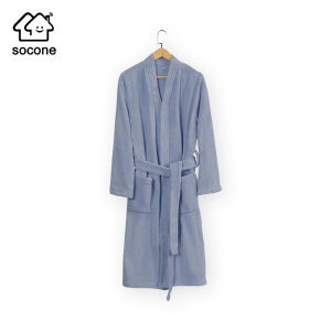 Socone Adult Velvet Bath Robe For Women Men Couple Five Star Hotel Thick Pajamas Absorbent Quick Drying