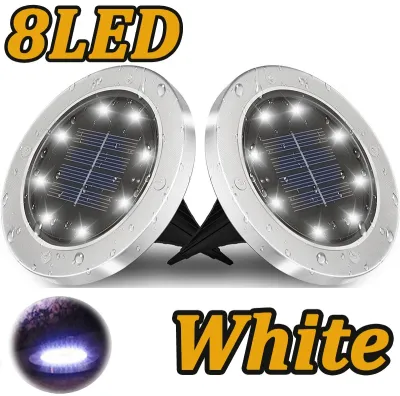 Solar Lights Outdoor waterproof LED Solar Underground Lights 8/12/16 Buried Floor Light Outdoor Garden Path Ground Waterproof IP65 lawn Lighting