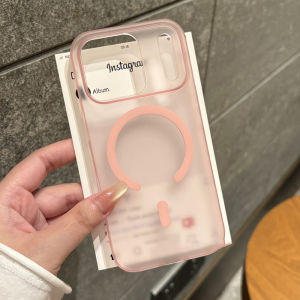 Ultra Thin Frosted PC Hard For Magsafe Magnetic Case For iPhone 17 Air 16 15 14 13 12 Pro Max Plus Shockproof Translucent Cover