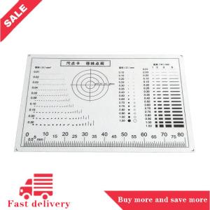[COD] Vết nứt tương phản vật nuôi chấm dòng kiểm tra chất lượng bề mặt Gauge Point Gauge phim trong suốt Stain thẻ so sánh thẻ