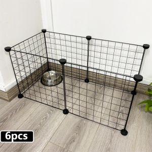 【Ready】Kandang Hewan Peliharaan 35*35CM / Kandang Anjing / Kandang Kucing / Kandang Hamster Burung Pagar Besi DIY Pet Cage