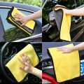 [FREESHIP] Khăn Lau Đa Năng Microfiber 2 Mặt Vàng Xám Siêu Thấm Cực Dày Không Đổ Lông Chuyên Dụng Cho Ô Tô Xe Hơi. 