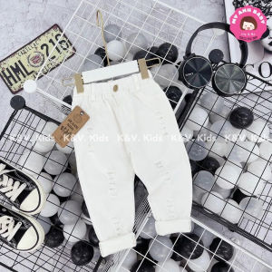 Quần KAKI dài rách xước cá tính năng động mạnh mẽ cho bé trai