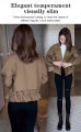 GiiMall Short jacket female trench coat Spring fried street trench coat female. 