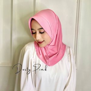 Jilbab Terbaru / Hijab Bergo Sport Jersey Premium - Kerudung Khimar Bergo Instan - Hijab Kekinian