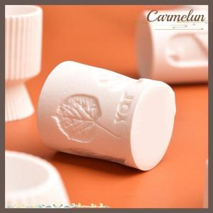 [Carmelun] 10Pcs Dollhouse Miniature Vase Mini Simulation Geometry Vase Set Flower Arrangement Green Plant Pots Model Home Decor Toys