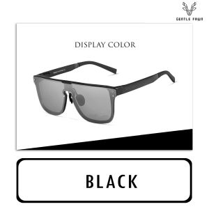 Gentle Fawn Kacamata Hitam Sunglasses Alumunium Magnesium Polarized Anti UV400 Kotak Oversized Model Pria Keren Berpegas 6881