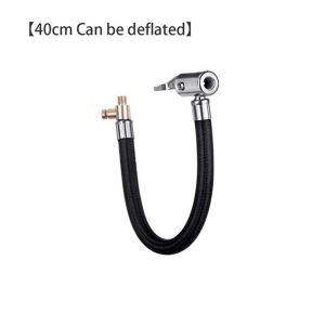 BABYBANG Universal Bike Tire Valve Fine Thread Inflatable Tube Hose Inflator Tube Connection Locking Air Chuck Car Tire Air Inflator Hose