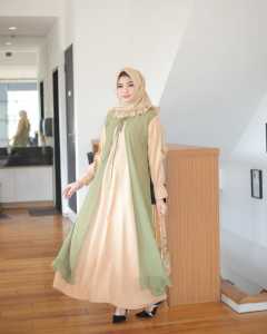 Dress Terbaru 2023 LANARA DRESS  Mosscrape Dress Wanita Modern Kondangan Simple Elegan