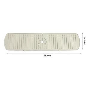 🇸🇬【SG stock】Silicone Faucet Mat Sink Drain Pad Countertop Protector for Kitchen Bathroom Splash Guard
