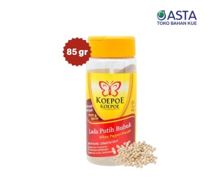 Lada Putih Bubuk Koepoe 85 Gr