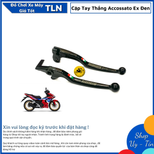 CẶP TAY THẮNG ACCOSSATO EXCITER MÀU ĐEN