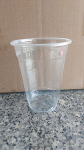 Set 100 cái Ly nhựa PP 500ml- 16oz 17oz UKP (Loại dày Nắp 95mm)