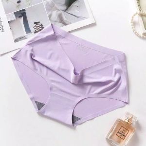 Celana dalam wanita seamless polos CD Cewek  Halus Satin Import anti ruam