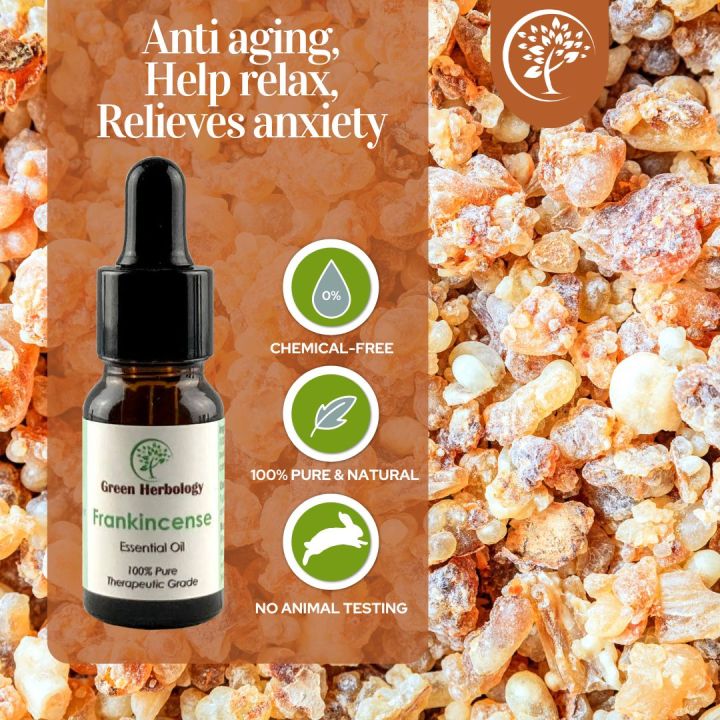 Pure Frankincense Essential Oil Lazada