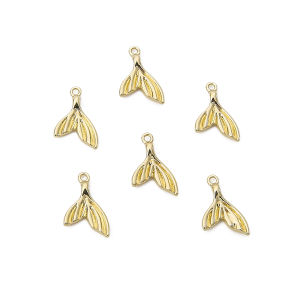 1pc 14K Gold Plated Brass Marine 0rganism Sea Horse Starfish Octopus Conch Charm Pendant for DIY Jewerly Making Accessories