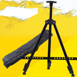Thick Aluminum Mini Easel Stand Folding Telescopic Display /Painting Display Stand with Carry Pouch