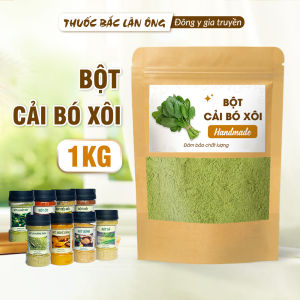 Bột cải bó xôi sấy lạnh 1kg bột rau củ nguyên chất bột ăn dặm bổ sung chất xơ làm đẹp da