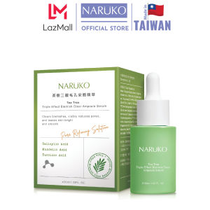 Naruko – Trà tràm – Tinh chất serum 3 tác động – Tea Tree Triple Effect Blemish Clear Ampoule Serum 30ml