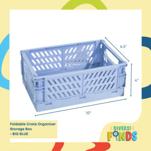 Foldable and Detachable Storage Box / Crates - In Assorted Colors - Small and Big