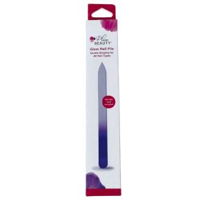 Plum Beauty Glass Nail File with Storage Case - Durable Gentle Shaping for All Nail Types