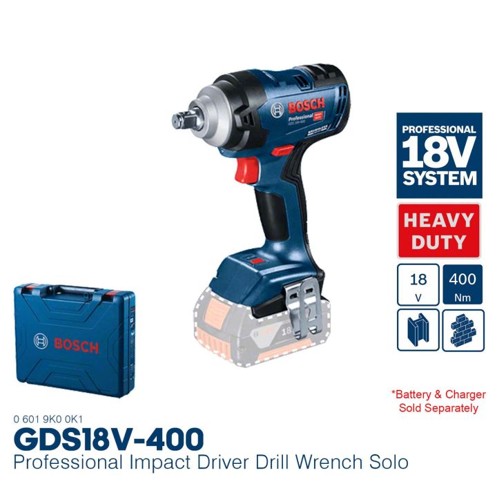 BOSCH Professional Impact Driver Drill Wrench Solo 18V Brushless