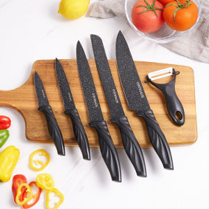 Phoenix handle stainless steel knife six piece set kitchen knife set