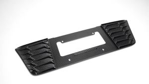 OnlyF U For Corvette C8 Z06 2020 2021 2022 2023 2024 2025 ABS Exterior Replace Car Rear License Plate Frame Cover Trim Car Accessories 9H4B3