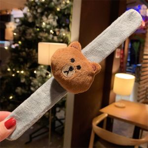 KIDS COY Soft Gift Toy Shark Plush Toys Anime Panda Plush Bracelet Patting Clap Circle Animal Dolls Plush Wristband