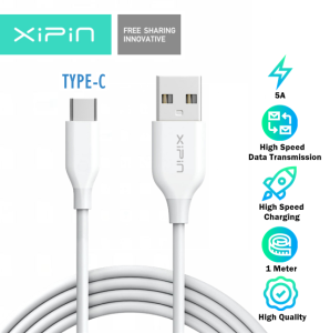 XiPin LX49 5A Fast Charging 1M Data Cable for Type-C