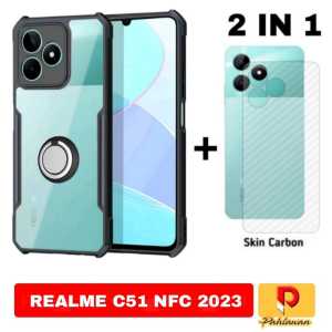 PAKET 2 IN 1 HARD CASE REALME C51 NFC / REALME C30 SOFCASE SUPER SLIM EXCELLENT CINCIN RINKG