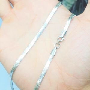 Không xi mạ- Không Phai Màu Dây Chuyền Kiểu Dập Máy 3MM Khít Rắn Cao Cấp Khóa Tròn-Vòng cổ Dùng vĩnh viễn không đen