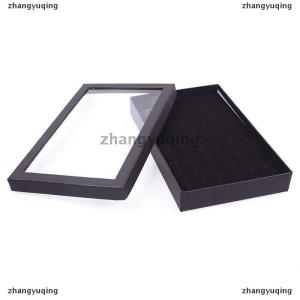 [COD] zhangyuqing Earring Case Display 36 Slots Jewelry Organizer Tray Ring Box Storage Fashion