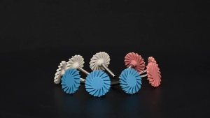 【Hot Selling Ltem】6pcs/Box Dental Rubber Polisher Composite RA Disc Kit Resin Polishing Electric Motor Pressure Wheel Spiral Brush Burs【Shipment within 24 hours】