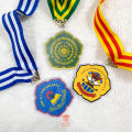 Souvenir Wisuda Medali Logo Sekolah SD / SMP / SMA Custom Hadiah Perpisahan Siswa. 