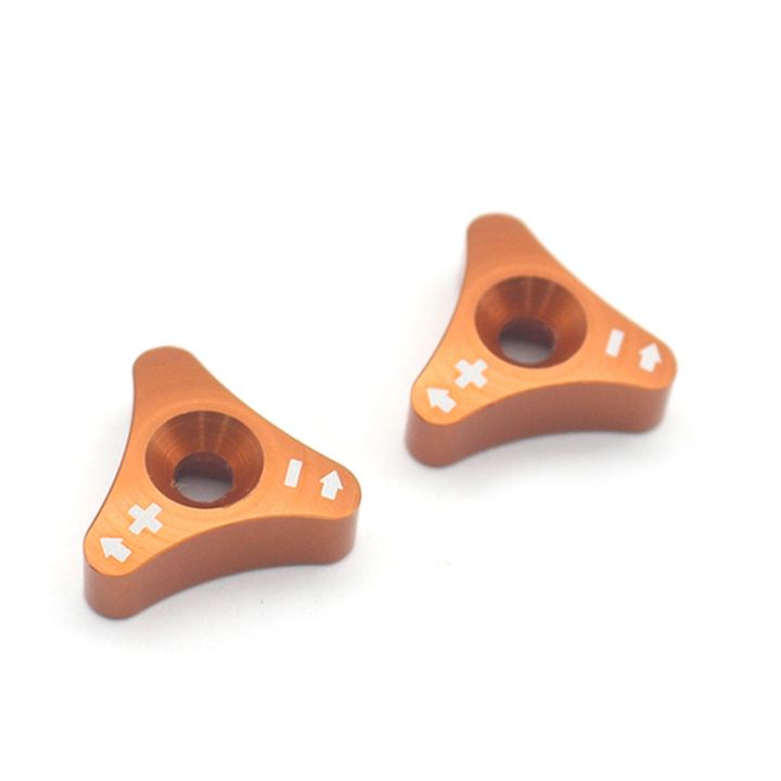 TUSK Billet WP Fork Adjuster Knobs Orange - For KTM 250 SX-F 2017-2022