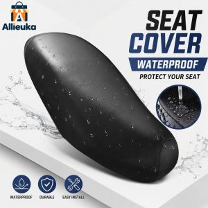 Waterproof Pu Leather Motorcycle Seat Cover Nonslip 4 Seasons Universal Scooter Pad Protector