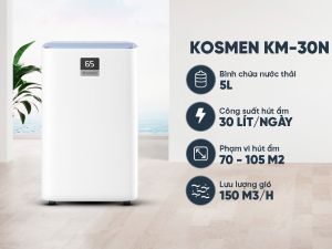 [Hàng chính hãng] Máy lọc không khí và hút ẩm Kosmen KM-30N