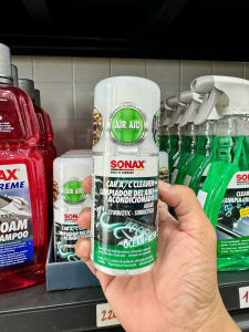Chai khử mùi làm sạch dàn lạnh dạng hơi Sonax 323600 Car A/C Cleaner 100ml