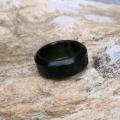 Ring Cincin Natural Giok Black Jade Aceh Terapi Nempel Magnet Minimalis. 